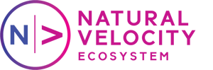 Natural Velocity Ecosystem Logo all in purple